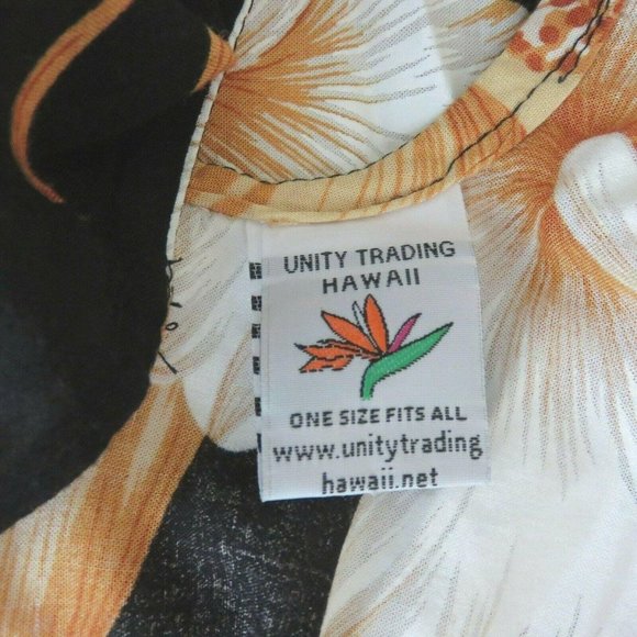 Vintage Unity Trading Hawaii Tank Dress Floral Plumeria Sleeveless New Old Stock - Picture 5 of 10